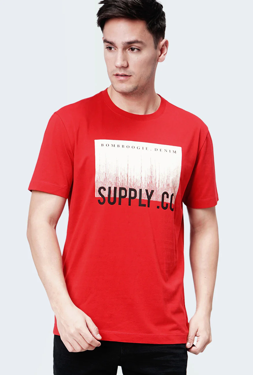 T-Shirt Lengan Pendek Maiken Red
