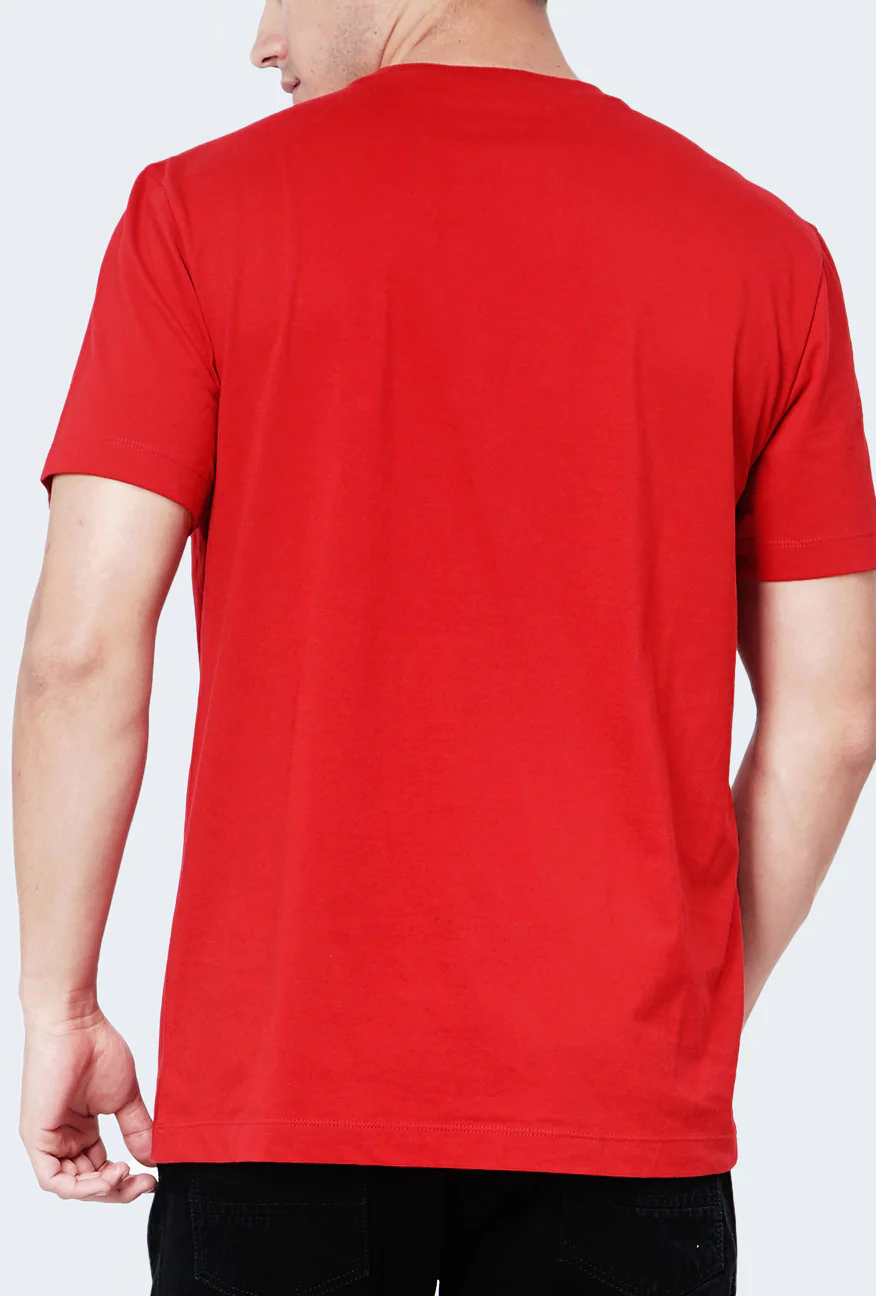 T-Shirt Lengan Pendek Maiken Red - Image 5