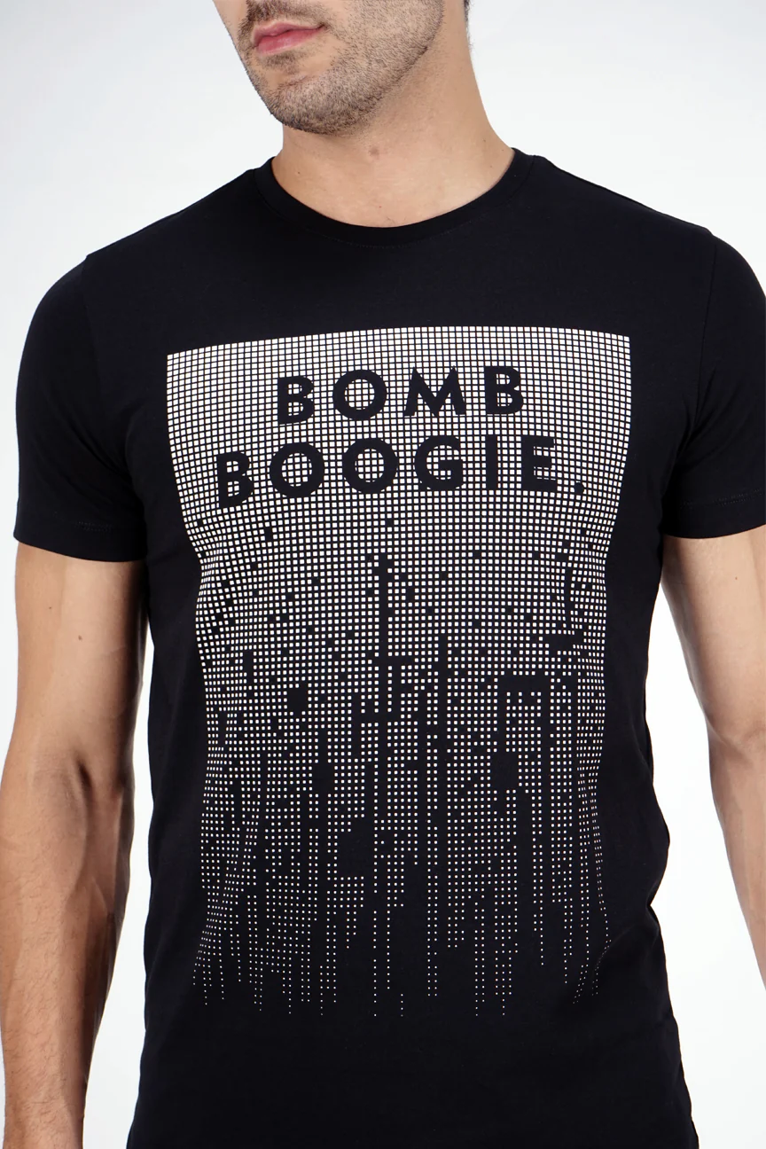 T-Shirt Lengan Pendek Mardip Black - Image 2