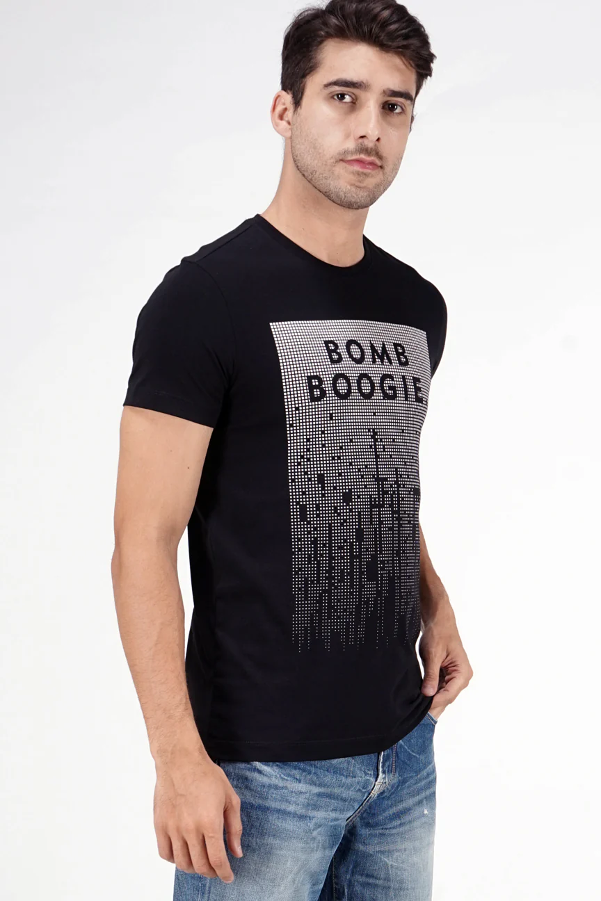 T-Shirt Lengan Pendek Mardip Black - Image 3