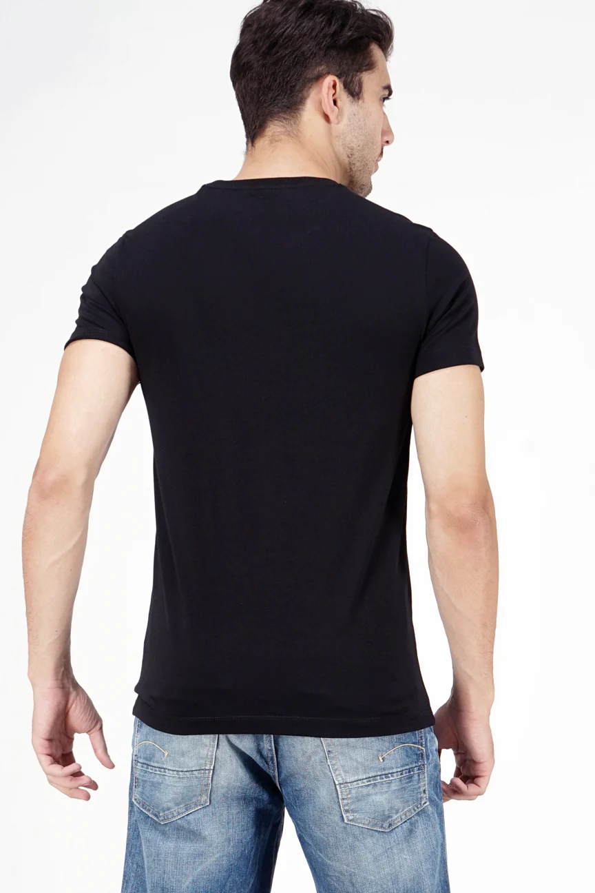 T-Shirt Lengan Pendek Mardip Black - Image 4