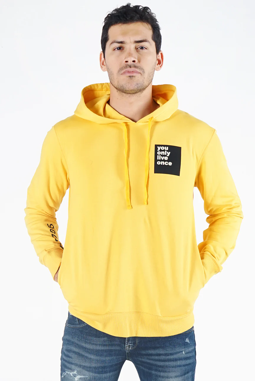 Sweater Hoodie Marshmallow Yellow