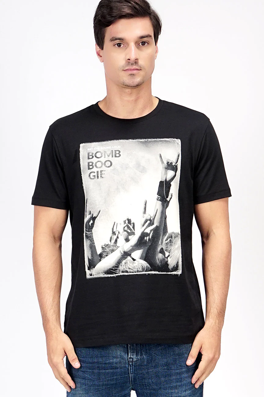 T-Shirt Lengan Pendek Mcfly Black