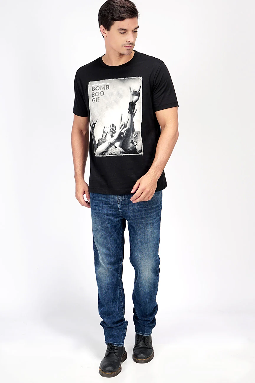 T-Shirt Lengan Pendek Mcfly Black - Image 4