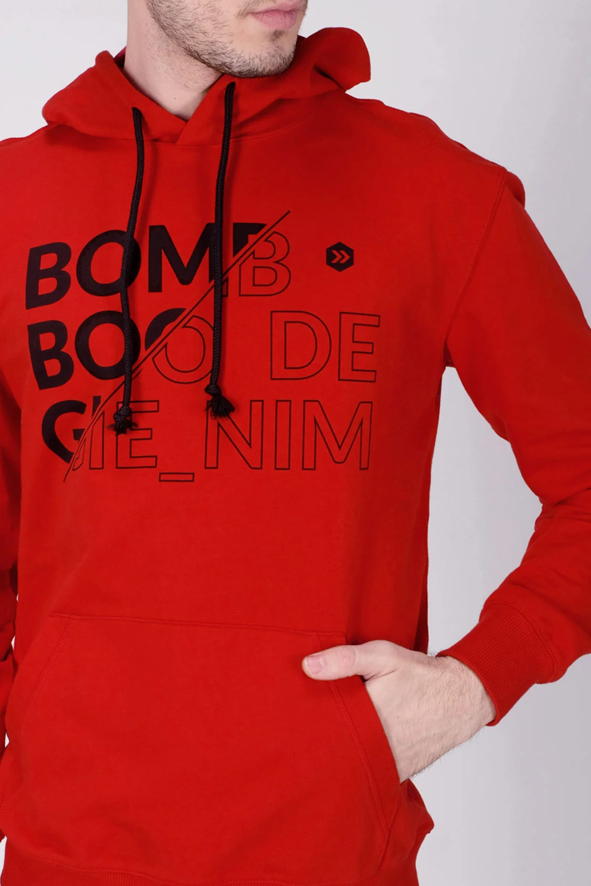 Sweater Hoodie Melmarc Red - Image 3