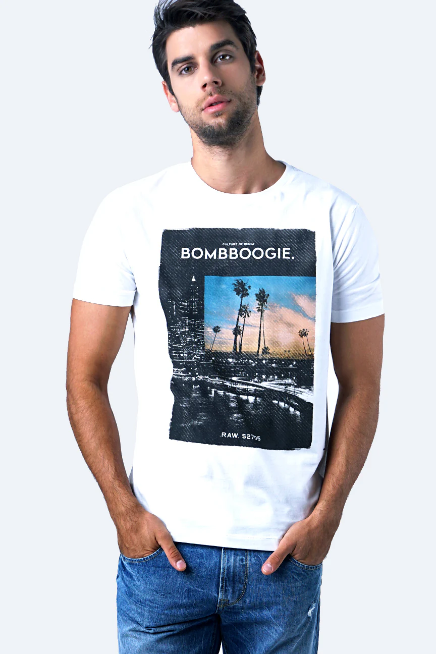 T-Shirt Lengan Pendek Merlose Offwhite