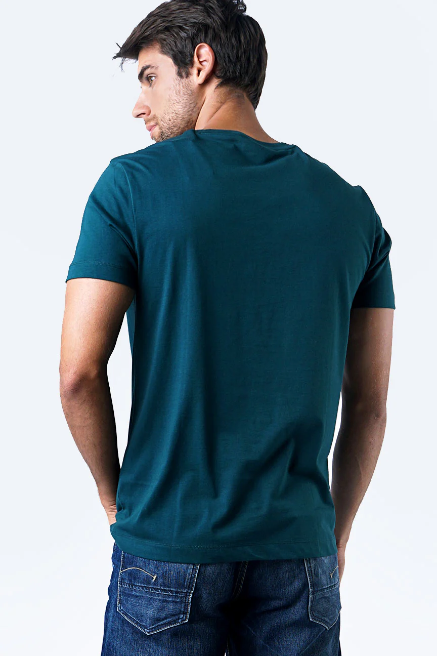 T-Shirt Lengan Pendek Mescla Dark Green - Image 3