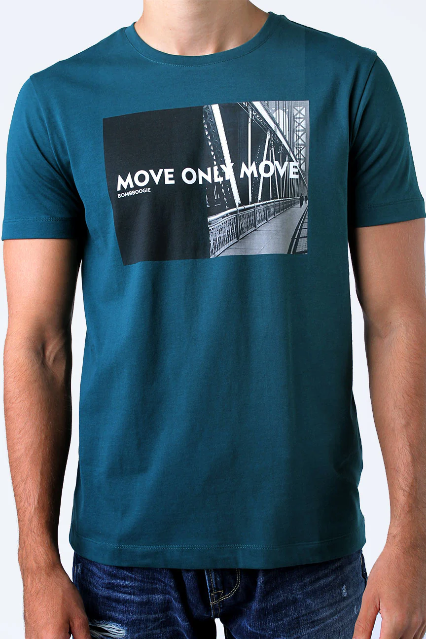 T-Shirt Lengan Pendek Mescla Dark Green - Image 4