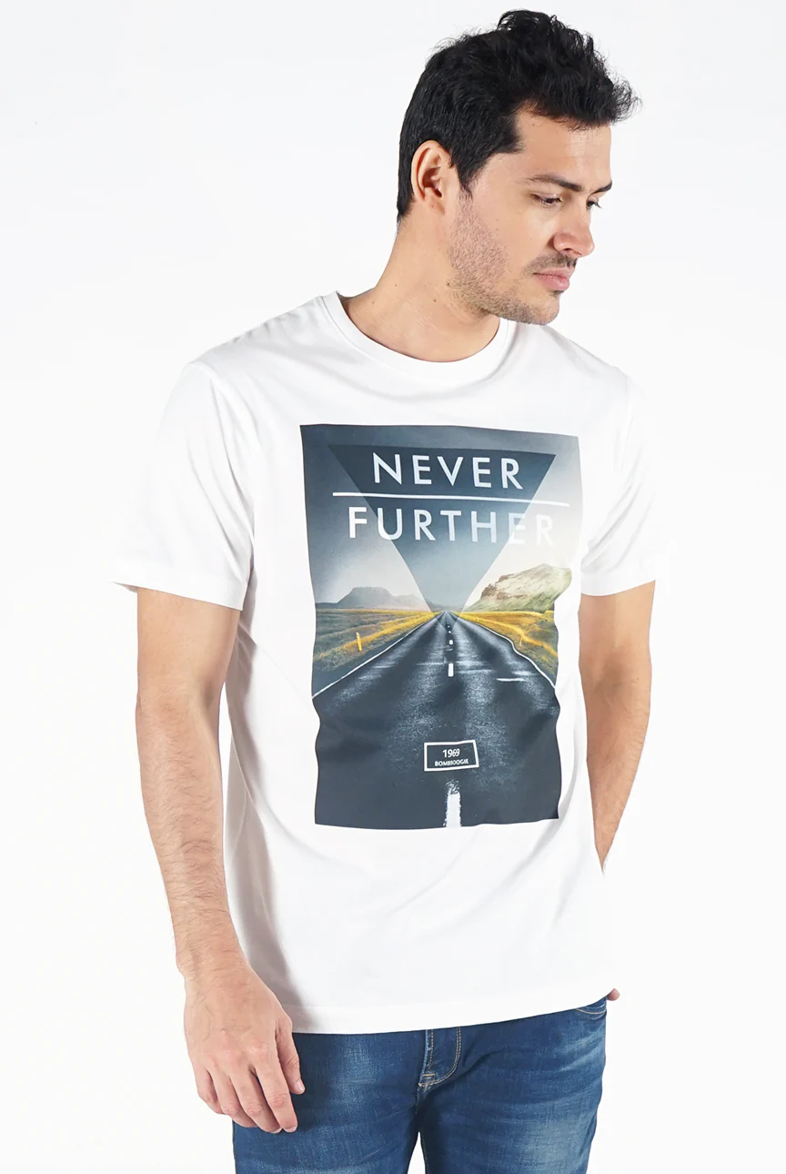 T-Shirt Lengan Pendek Morty Offwhite