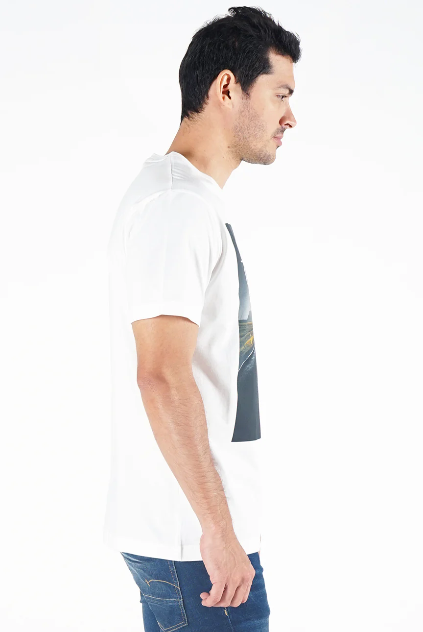 T-Shirt Lengan Pendek Morty Offwhite - Image 2