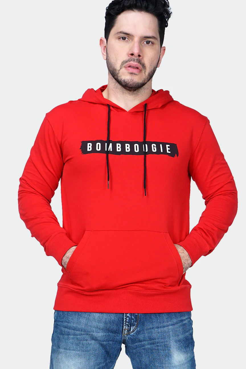 Sweater Hoodie Muska Red