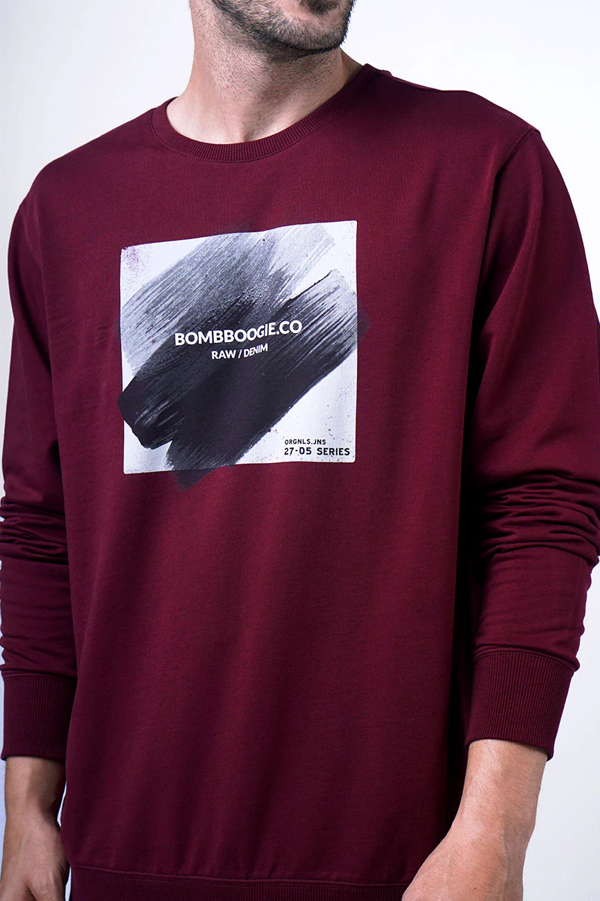 Sweater Myles Maroon - Image 3