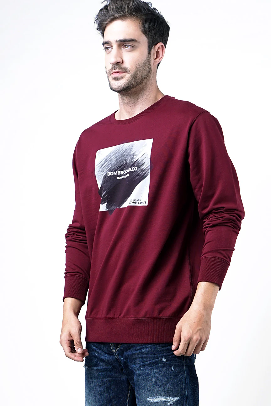 Sweater Myles Maroon - Image 4