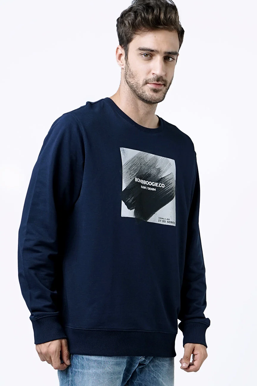 Sweater Myles Navy - Image 2