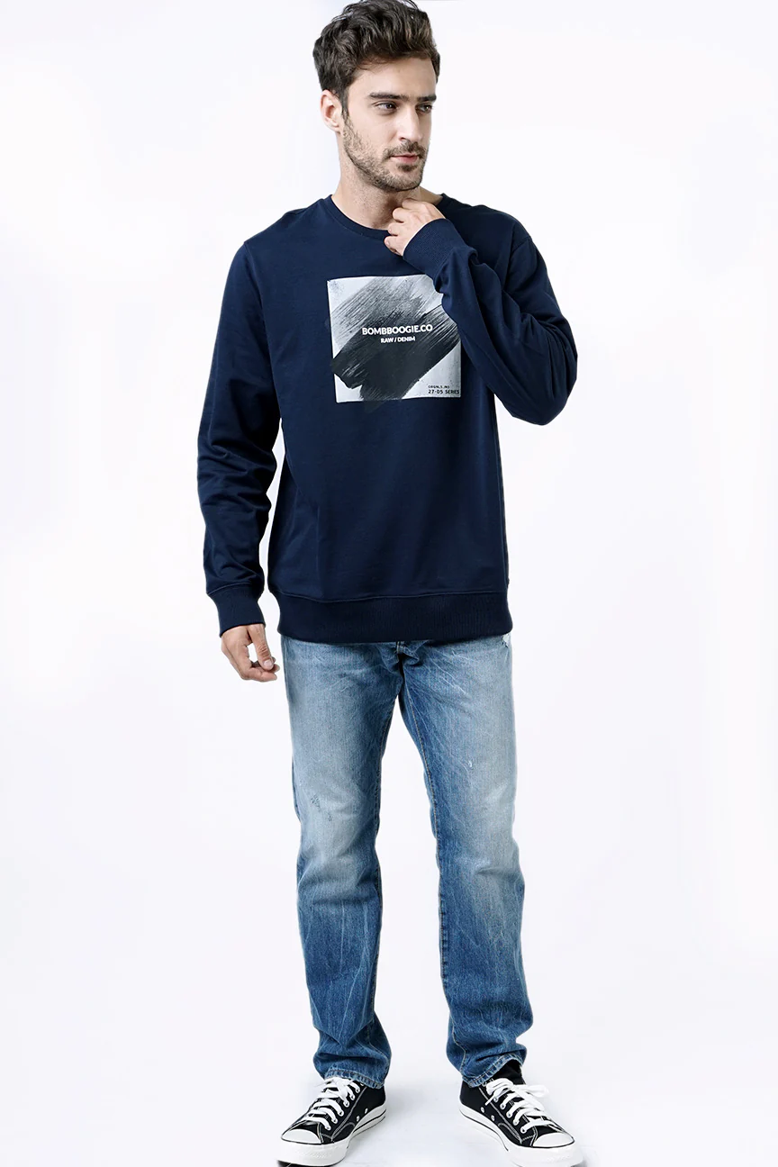 Sweater Myles Navy - Image 4