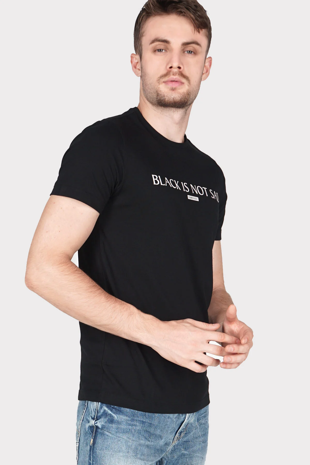 T-Shirt Lengan Pendek Nashville Black - Image 2