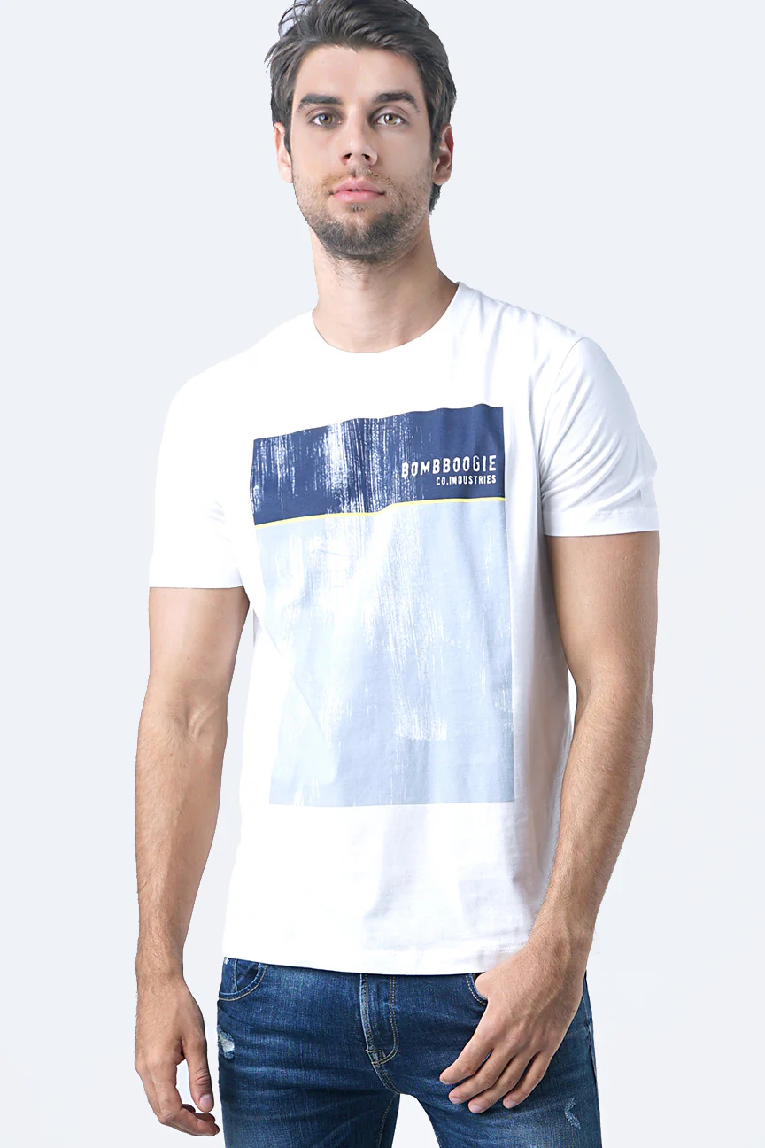 T-Shirt Lengan Pendek Nessville Offwhite