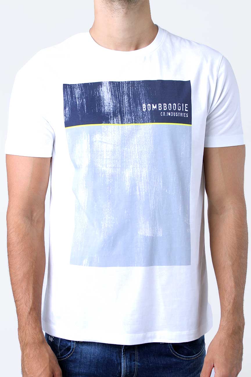 T-Shirt Lengan Pendek Nessville Offwhite - Image 2