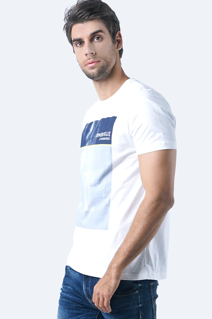 T-Shirt Lengan Pendek Nessville Offwhite - Image 4