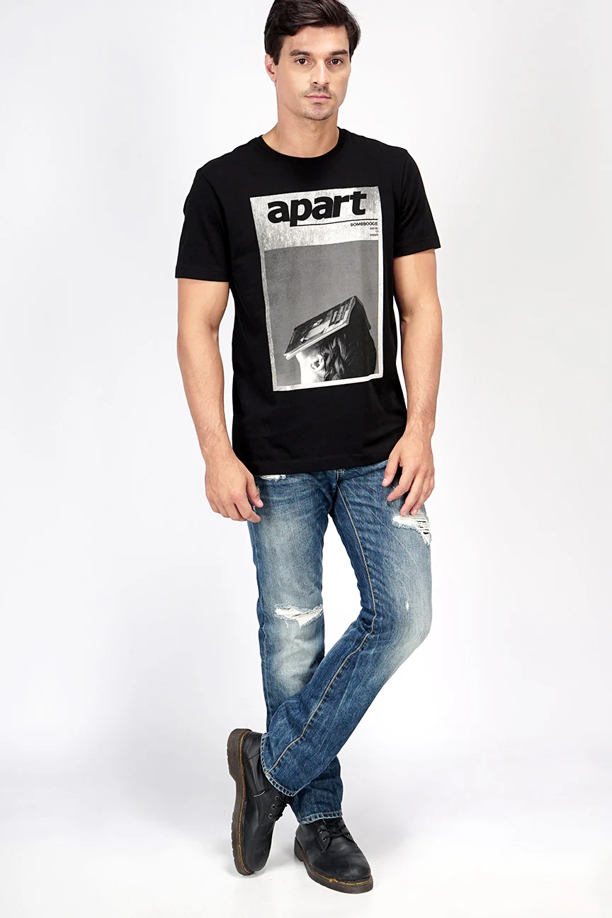 T-Shirt Lengan Pendek Nether Black - Image 5