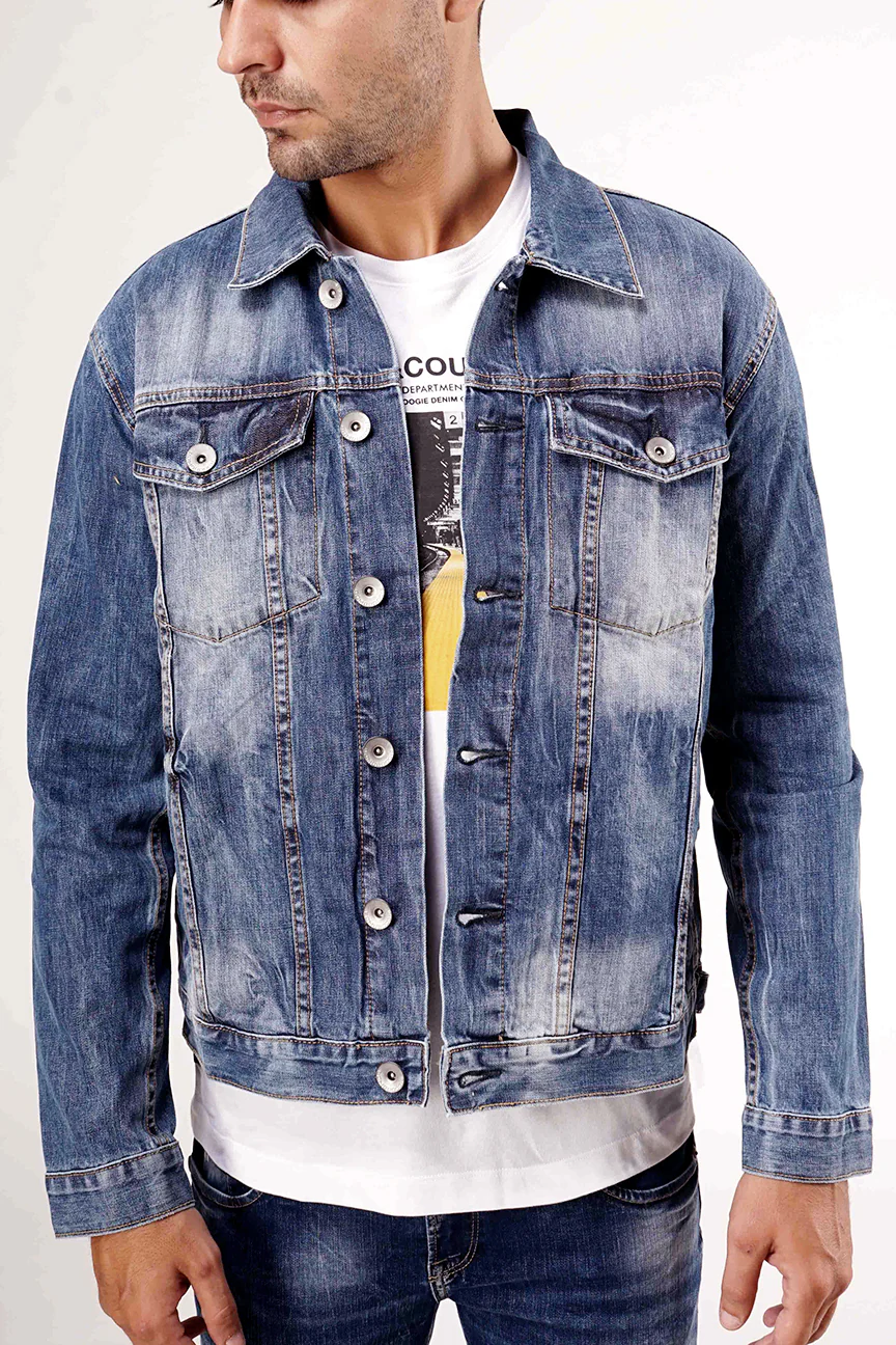 Jaket New Denim Bombboogie Medium Blue - Image 4