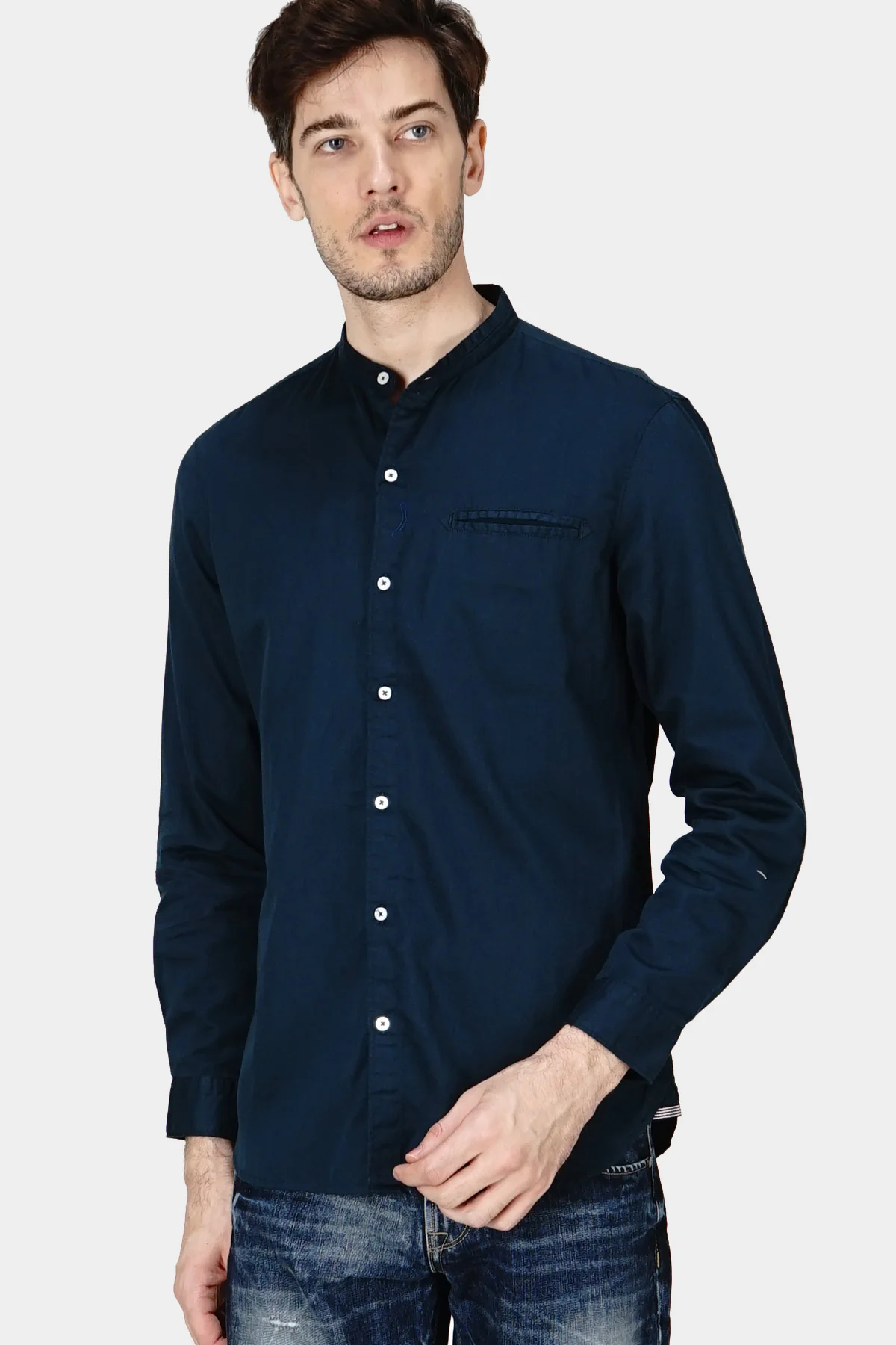 Kemeja Koko Noris Dark Green Regular