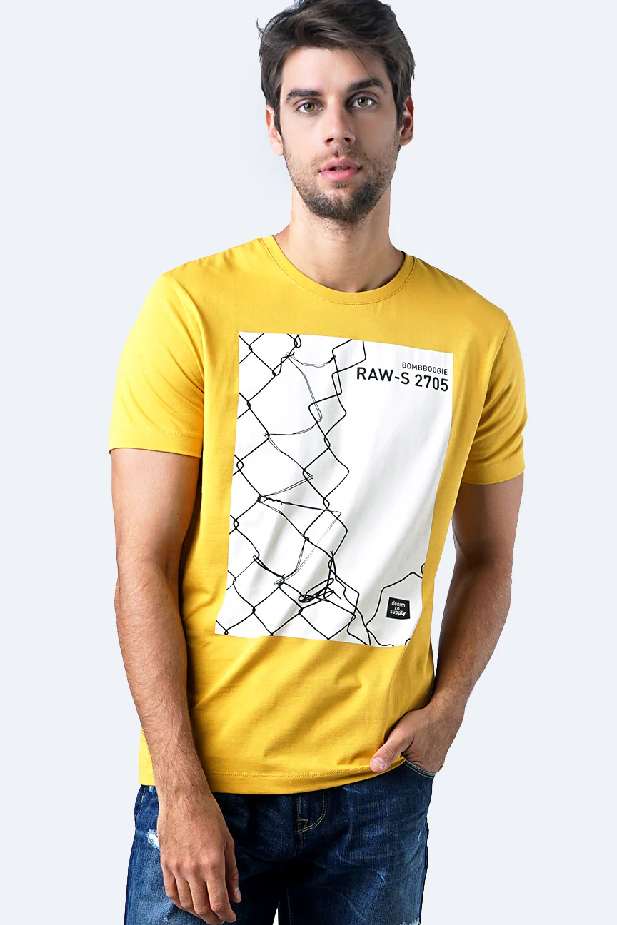 T-Shirt Lengan Pendek Novsight Dark Yellow
