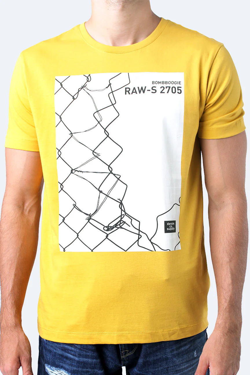 T-Shirt Lengan Pendek Novsight Dark Yellow - Image 2