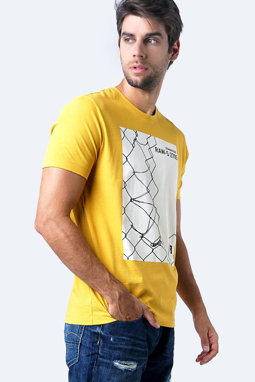 T-Shirt Lengan Pendek Novsight Dark Yellow - Image 4