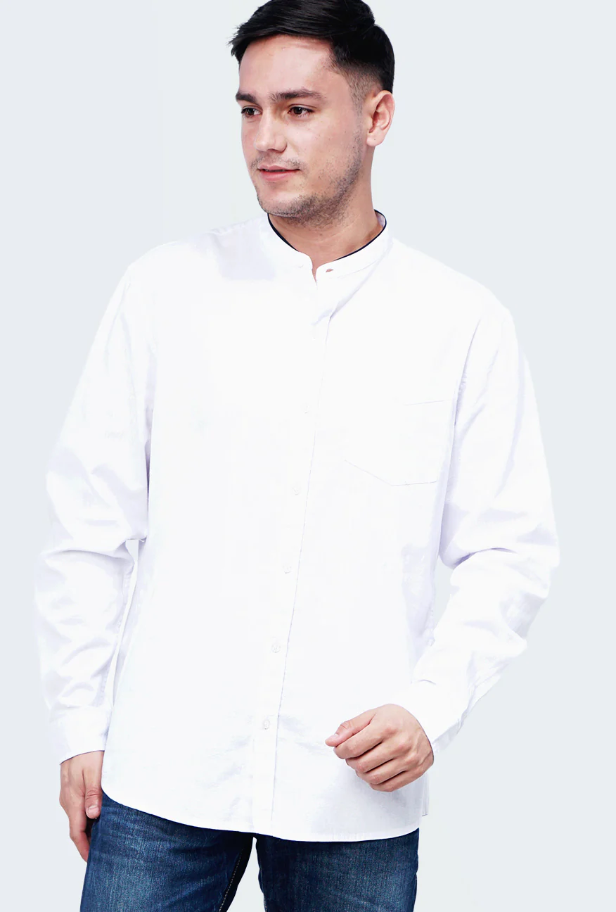 Kemeja Koko Oslo Offwhite - Image 4