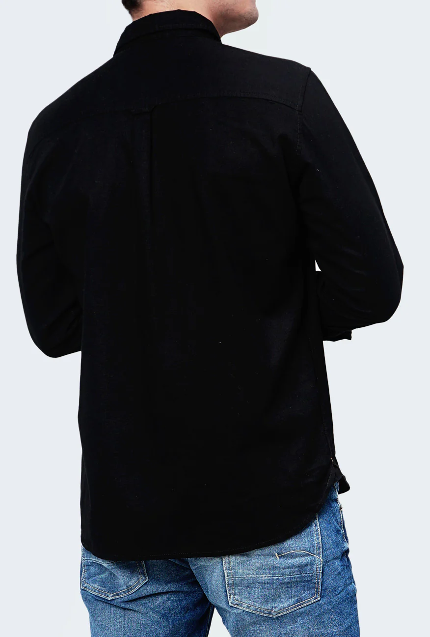 Kemeja Lengan Panjang Ottoman 2.0 Black - Image 3
