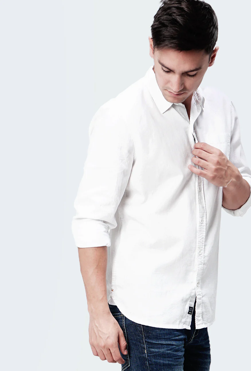 Kemeja Lengan Panjang Ottoman Offwhite - Image 3