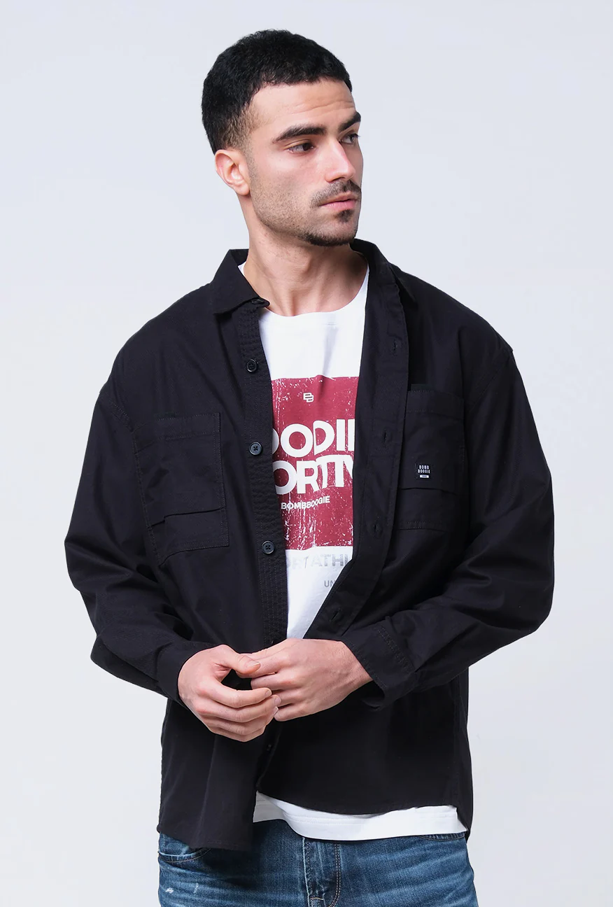 Jaket Lengan Panjang Regular Clayton Black