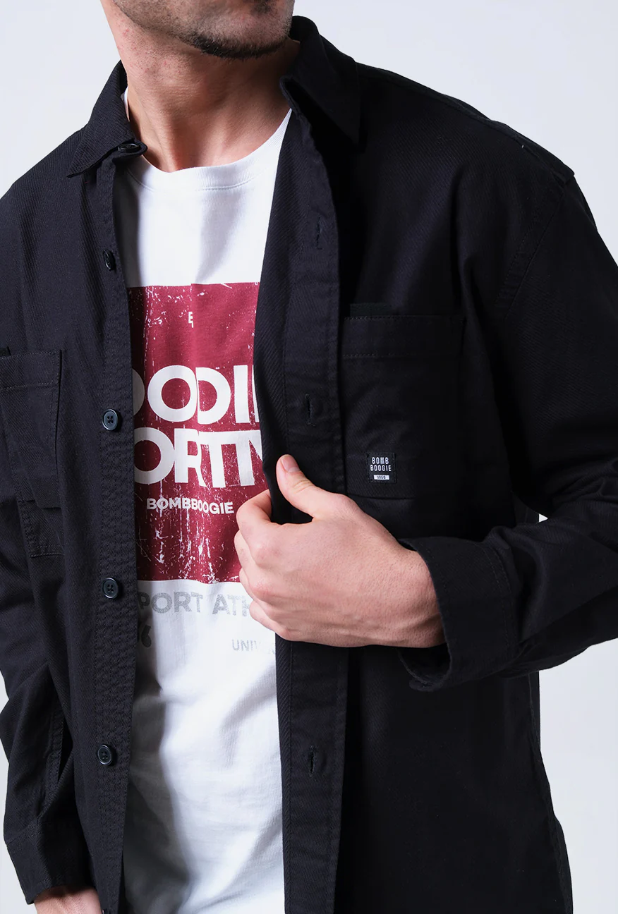 Jaket Lengan Panjang Regular Clayton Black - Image 3