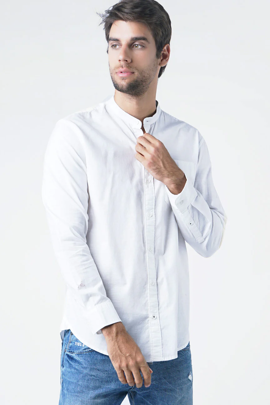 Kemeja Koko Penny Offwhite