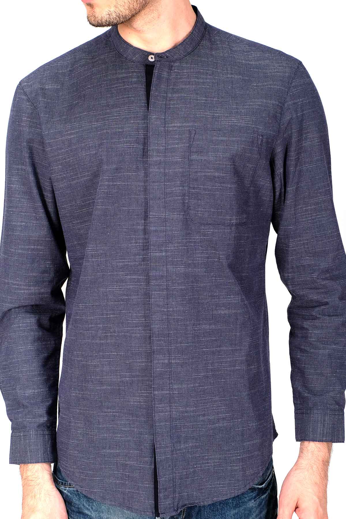 Kemeja Koko Peter Navy - Image 4