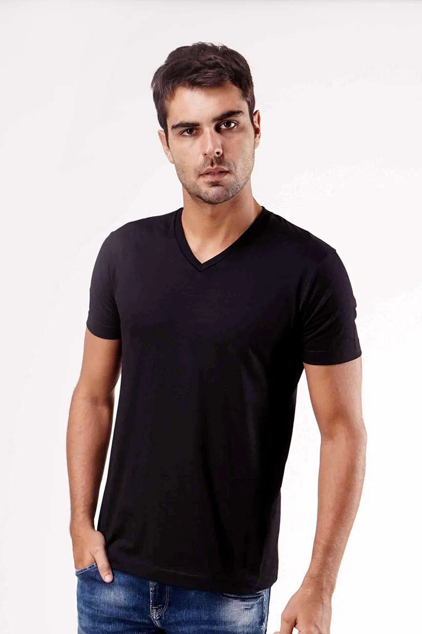 T-Shirt Lengan Pendek Pintapple Black Slimfit - Image 2