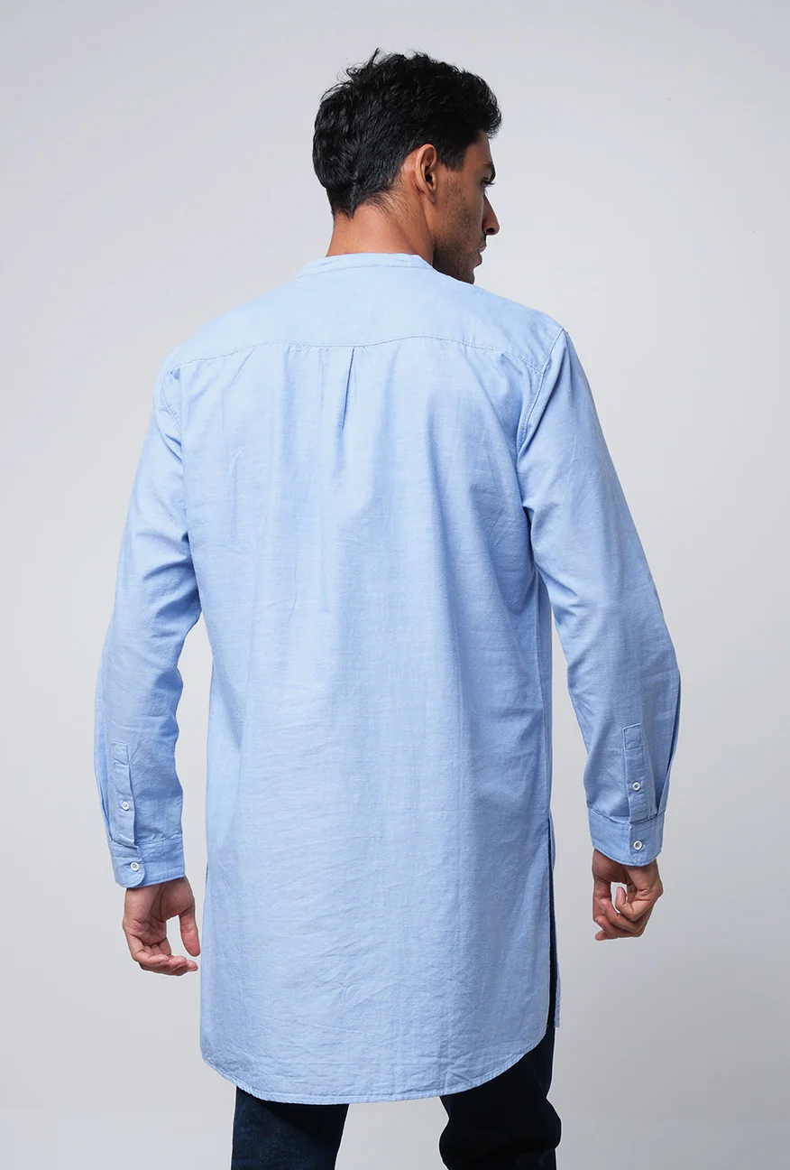 Kemeja Koko Regular Plasma Blue - Image 4