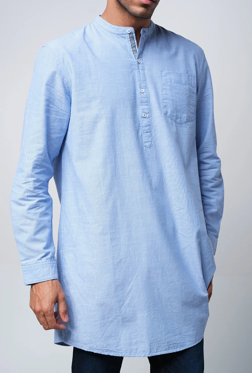 Kemeja Koko Regular Plasma Blue - Image 5