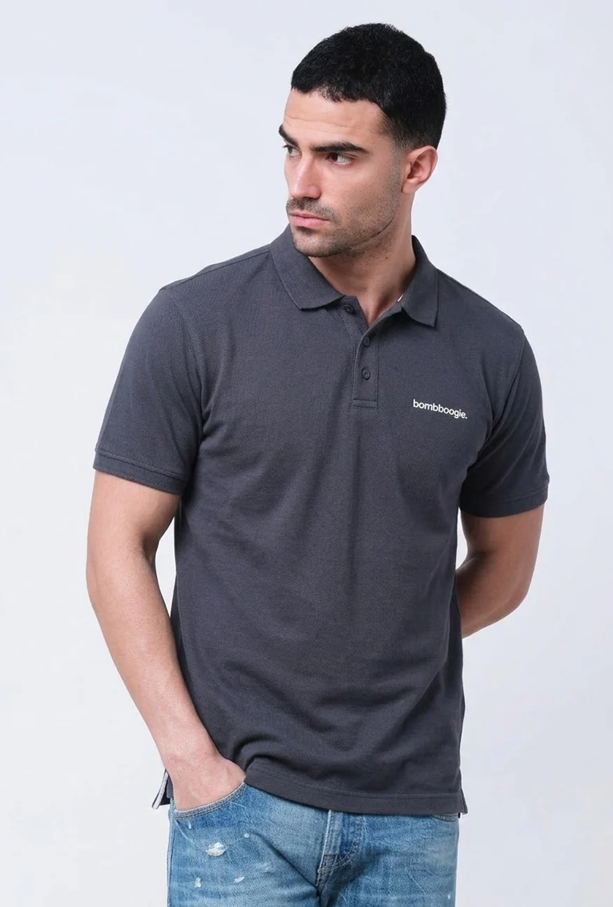 Polo Shirt Natword Dark Grey