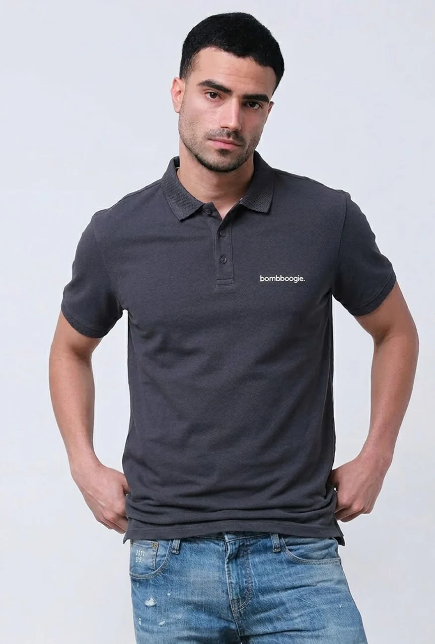 Polo Shirt Natword Dark Grey - Image 2