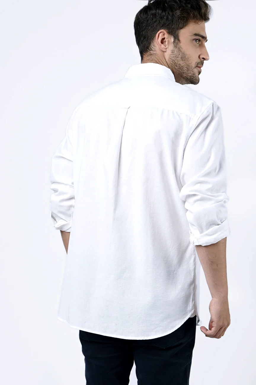 Kemeja Lengan Panjang Pocky 2.0 Offwhite - Image 3
