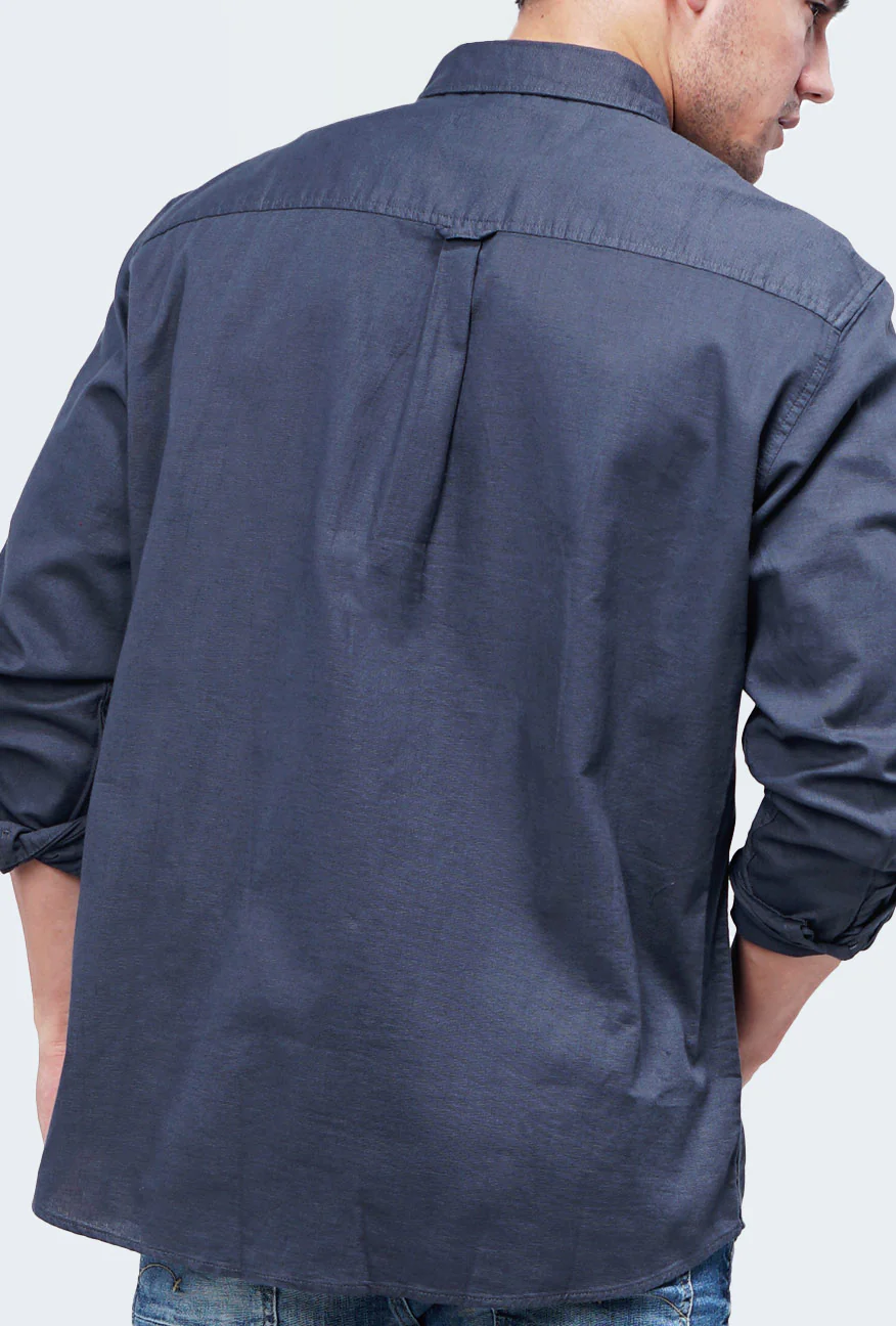 Kemeja Pocky Charcoal Dark Green - Image 3