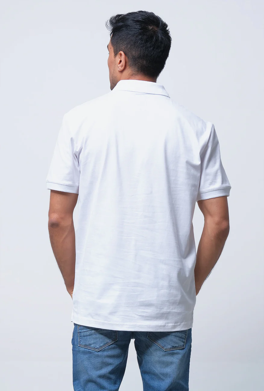 Polo Shirt Herrent Offwhite - Image 4