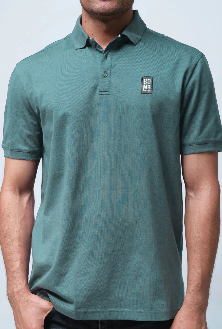 Polo Shirt Riskgoner Oily Blue Tosca - Image 3