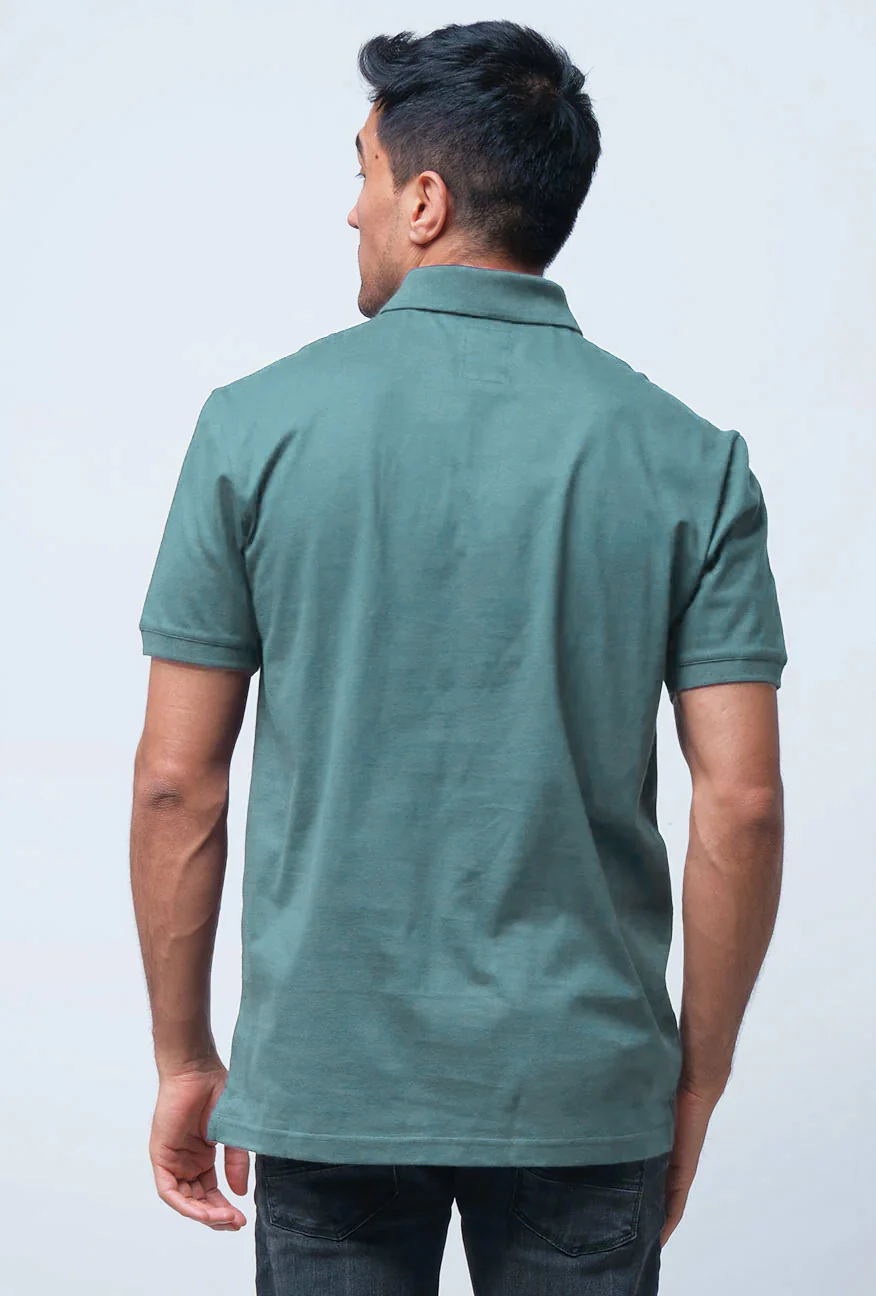 Polo Shirt Riskgoner Oily Blue Tosca - Image 4