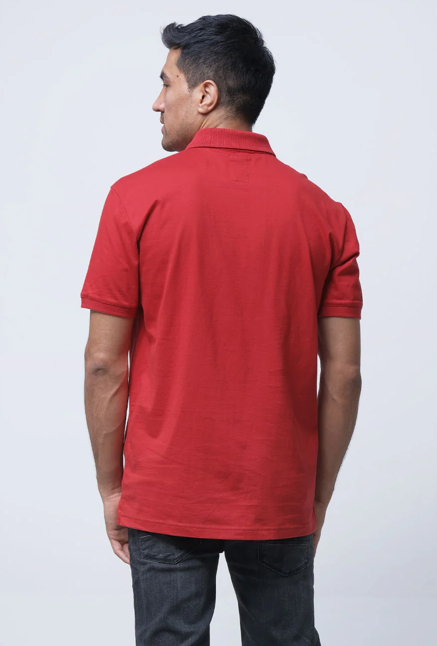 Polo Shirt Riskgoner Red - Image 4