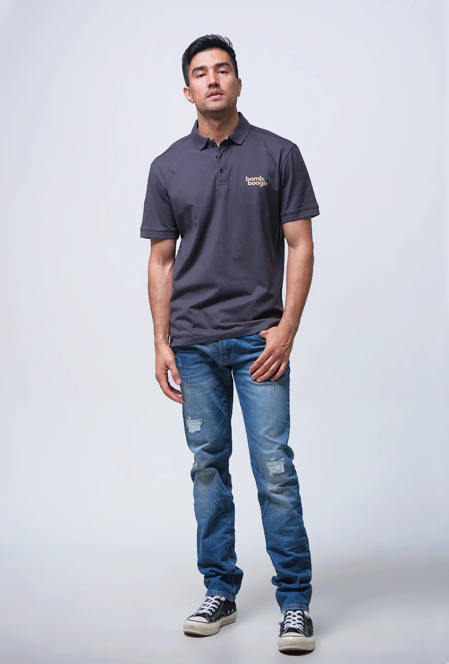 Polo Shirt Vrimal Dark Grey - Image 2
