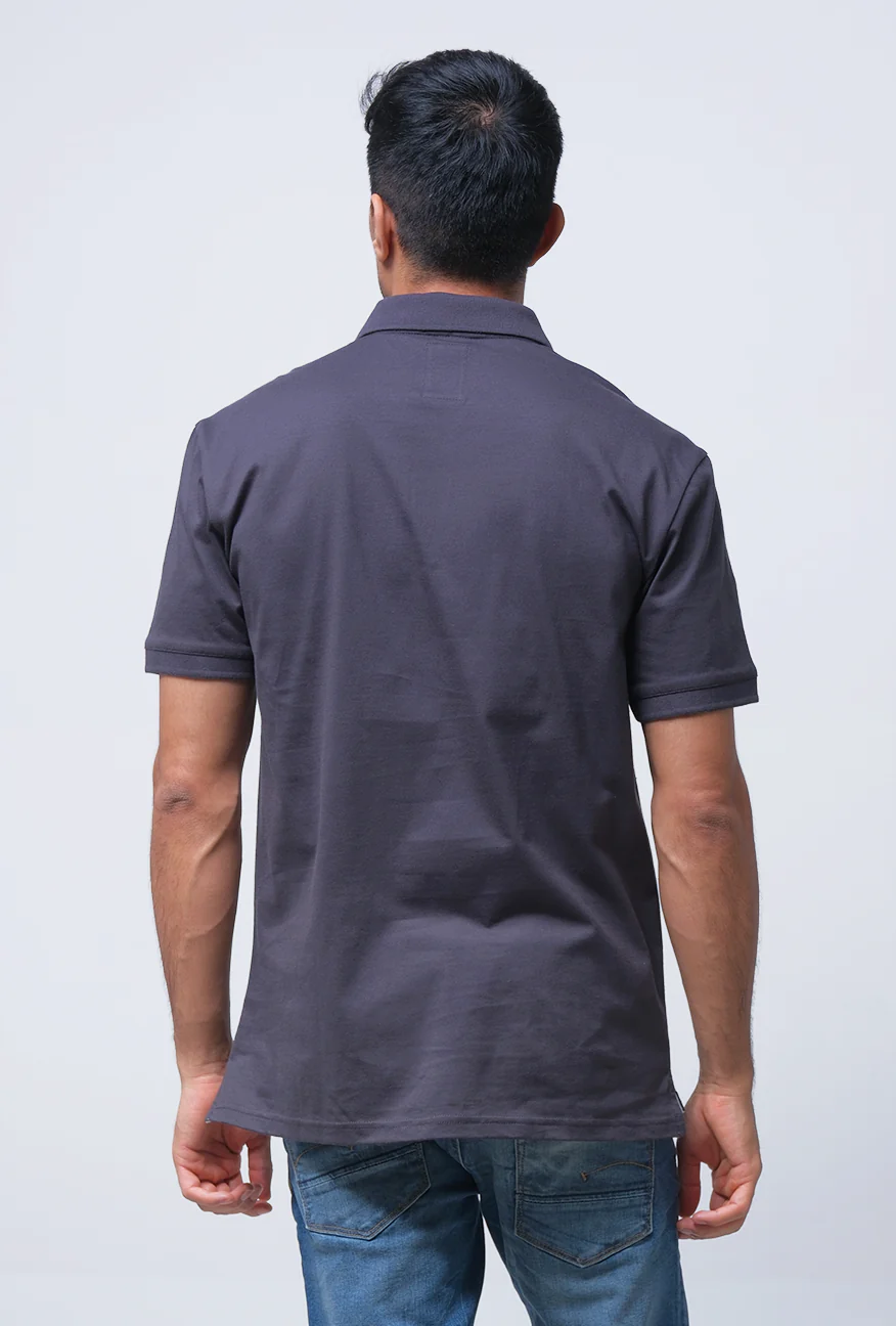 Polo Shirt Vrimal Dark Grey - Image 3