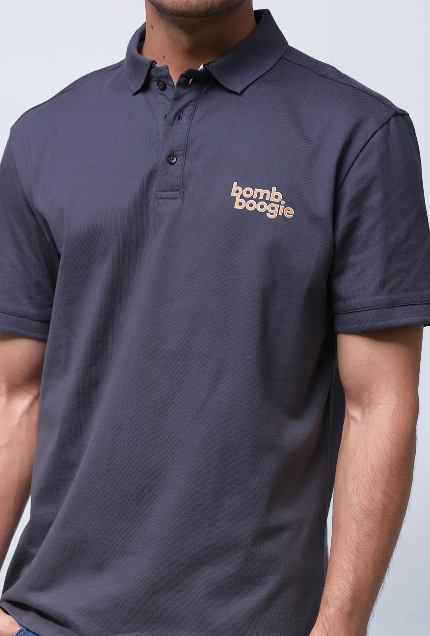 Polo Shirt Vrimal Dark Grey - Image 4